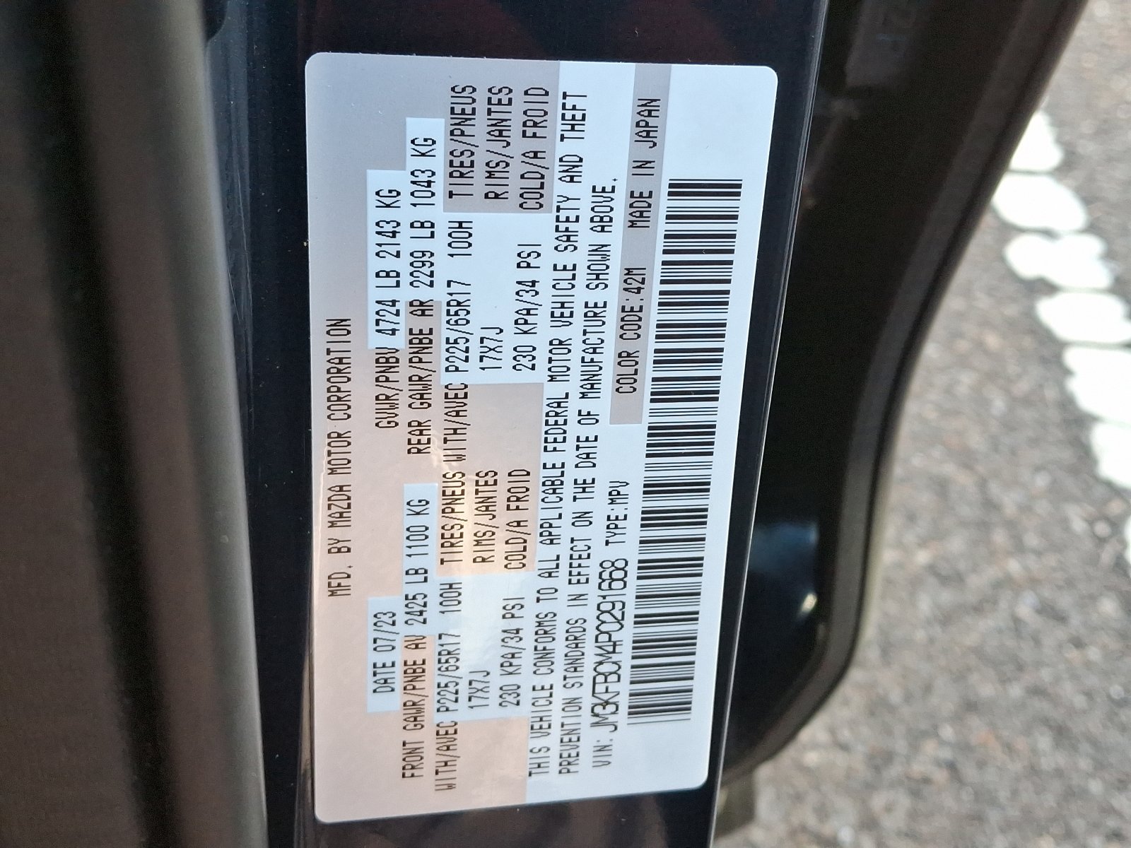 Certified 2023 MAZDA CX-5 AWD 2.5 S image 29