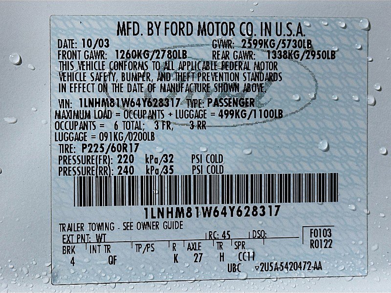 Used 2004 Lincoln Town Car Signature RWD image 33