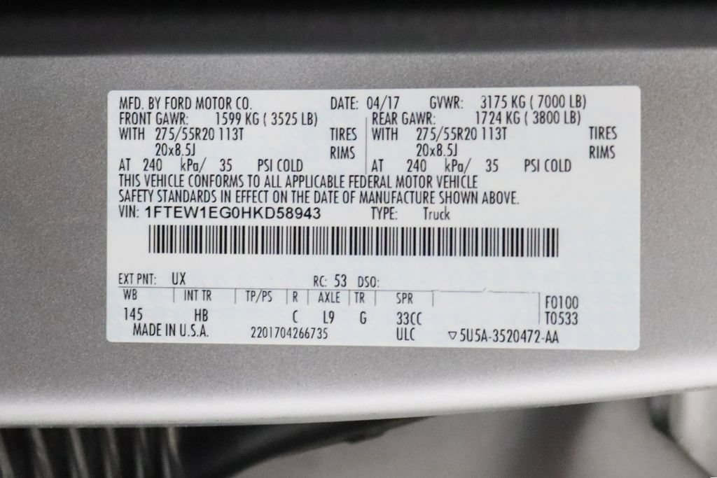 Used 2017 Ford F150 Lariat AWD/4WD image 38