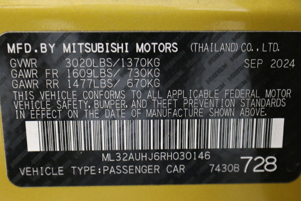 Used 2024 Mitsubishi Mirage ES FWD image 38