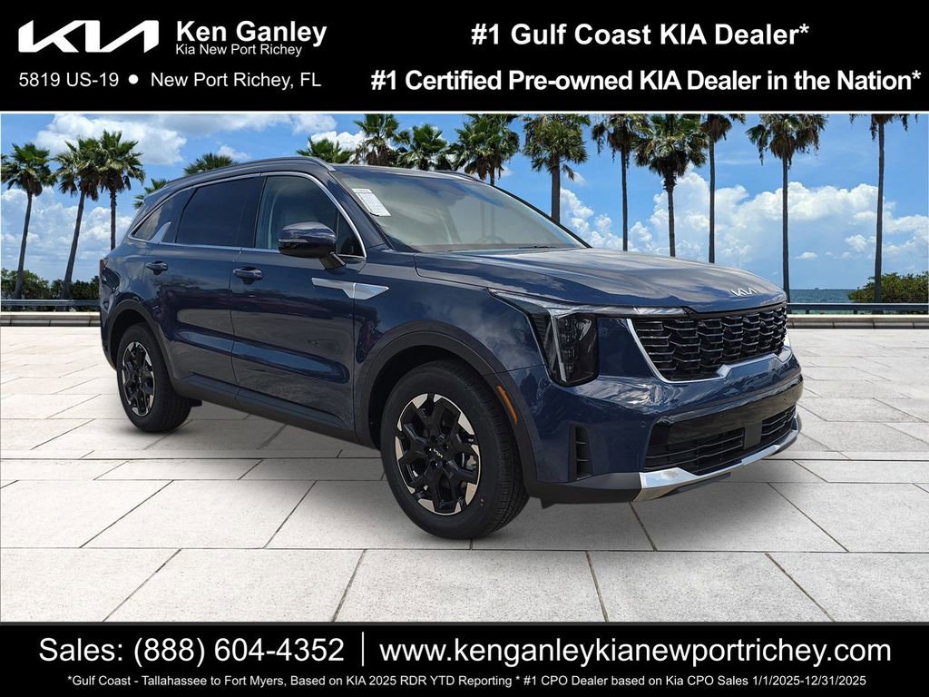 New 2026 Kia Sorento S w/ S Panoramic Sunroof Package