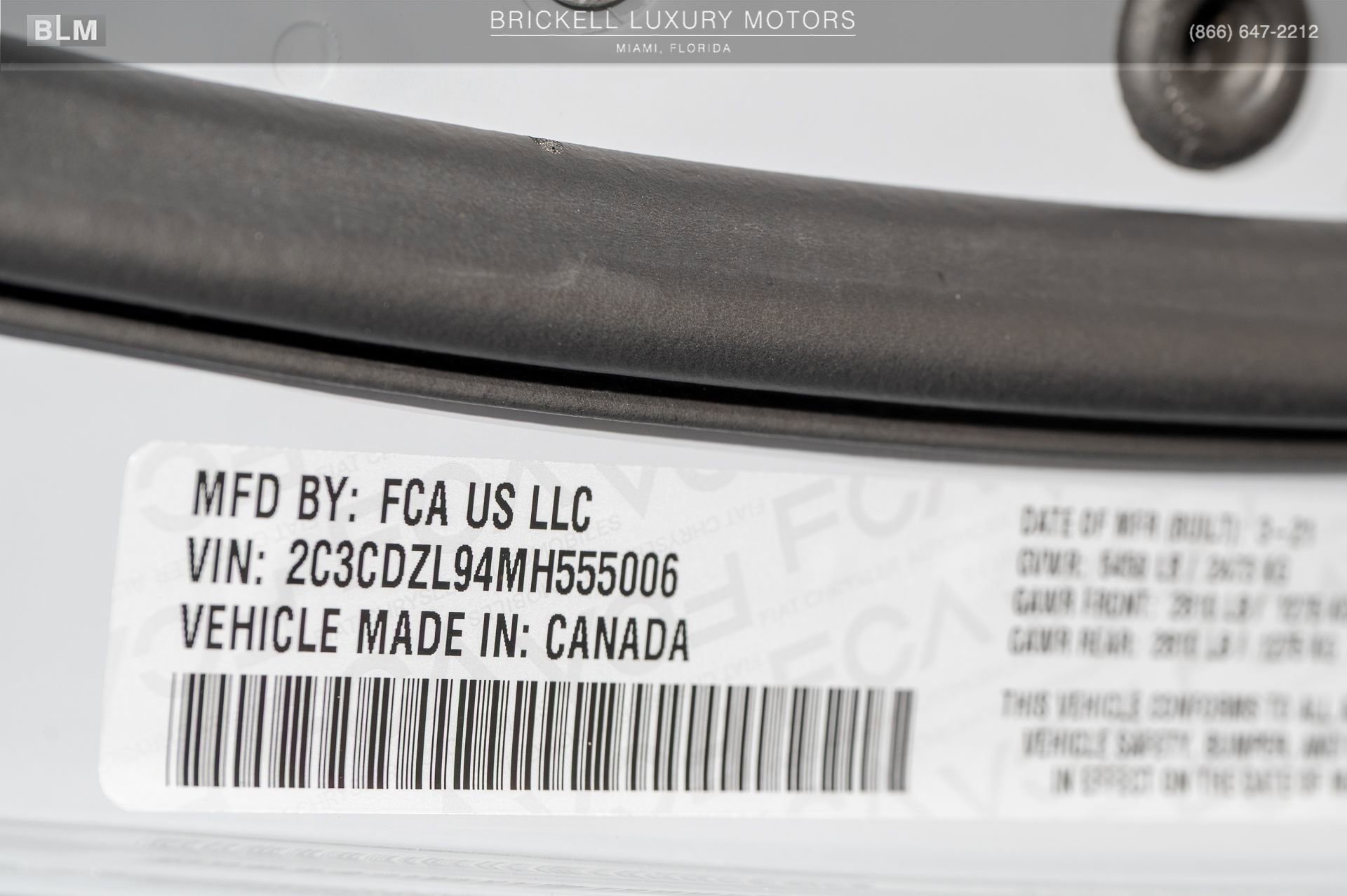 Used 2021 Dodge Challenger SRT Super Stock image 35