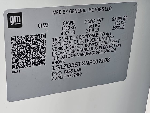 Used 2022 Chevrolet Malibu RS FWD image 38