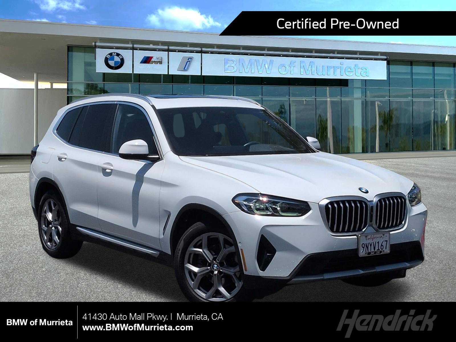 Certified 2023 BMW X3 sDrive30i w/ Premium Package w/ZPA