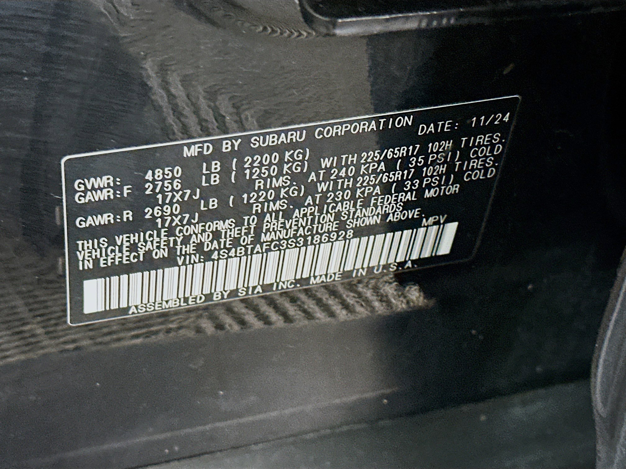 Used 2025 Subaru Outback Premium image 12