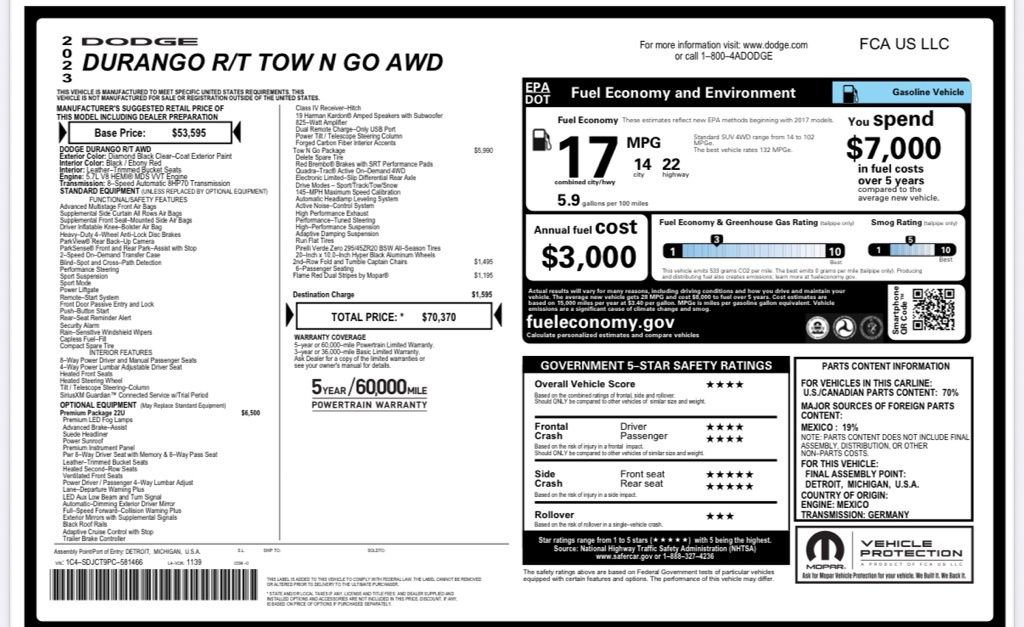 Used 2023 Dodge Durango R/T image 10