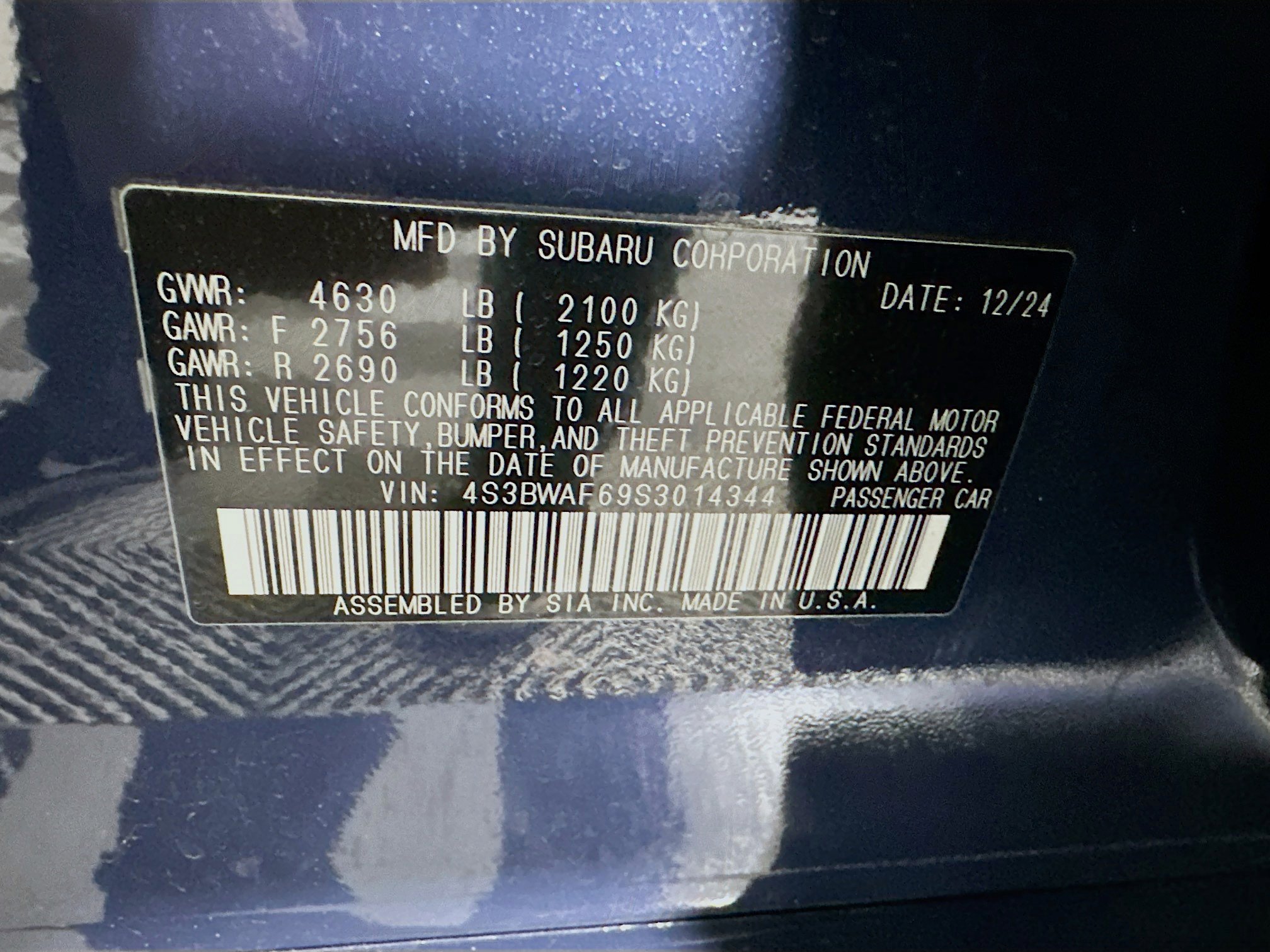 Used 2025 Subaru Legacy Premium image 12