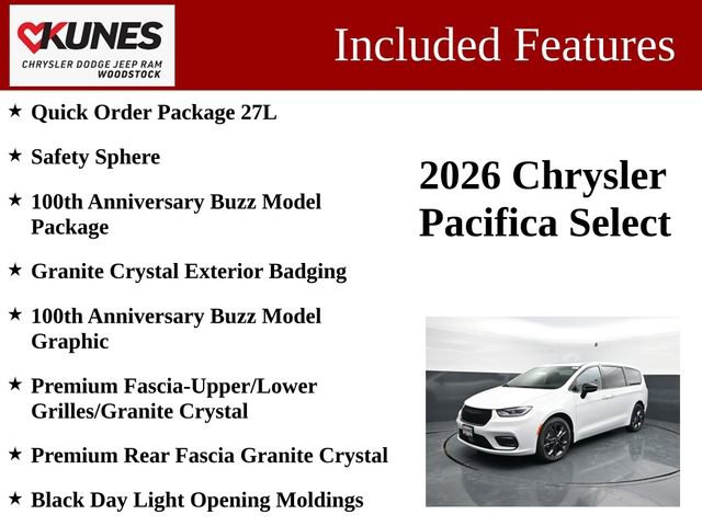 New 2026 Chrysler Pacifica Select image 3