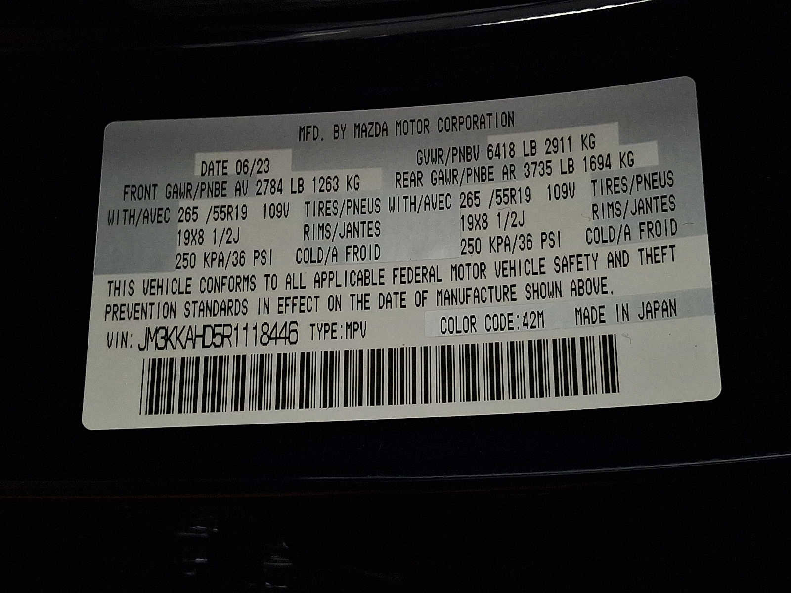 Used 2024 MAZDA CX-90 3.3 Turbo w/ Select Package image 25