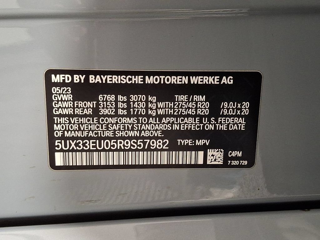 Certified 2024 BMW X5 M60i AWD/4WD image 26