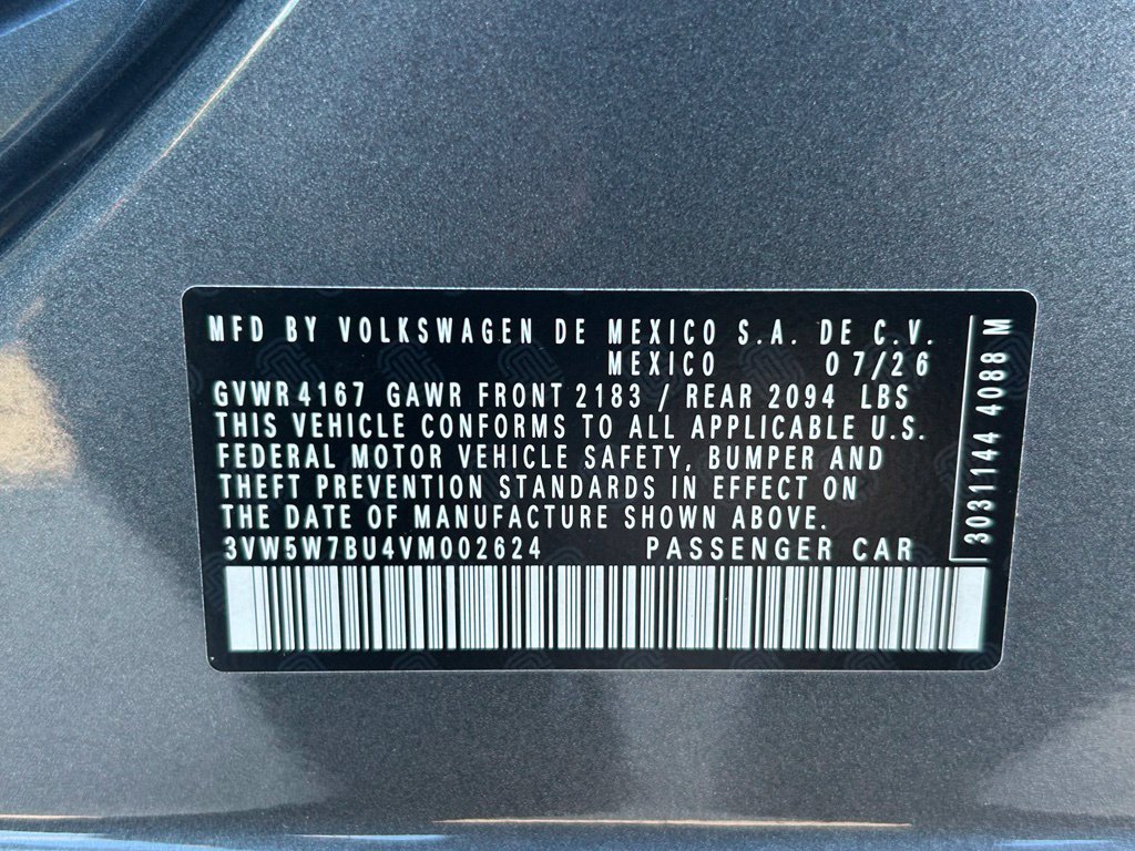 New 2027 Volkswagen Jetta S FWD image 46