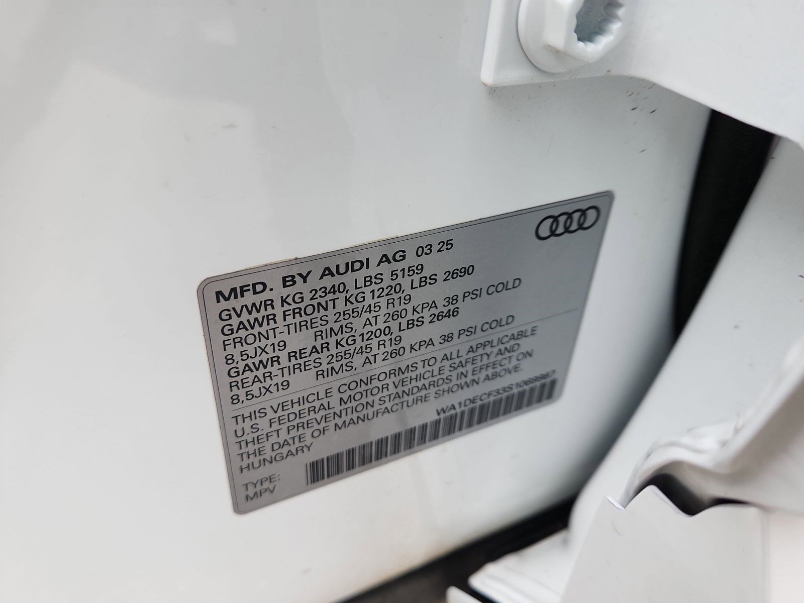 Certified 2025 Audi Q3 2.0T Premium w/ Convenience Package image 22