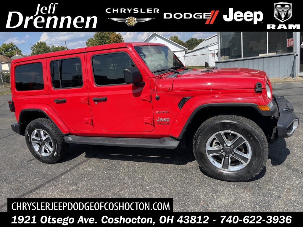 Used 2022 Jeep Wrangler Unlimited Sahara w/ Advanced Safety Group image 1