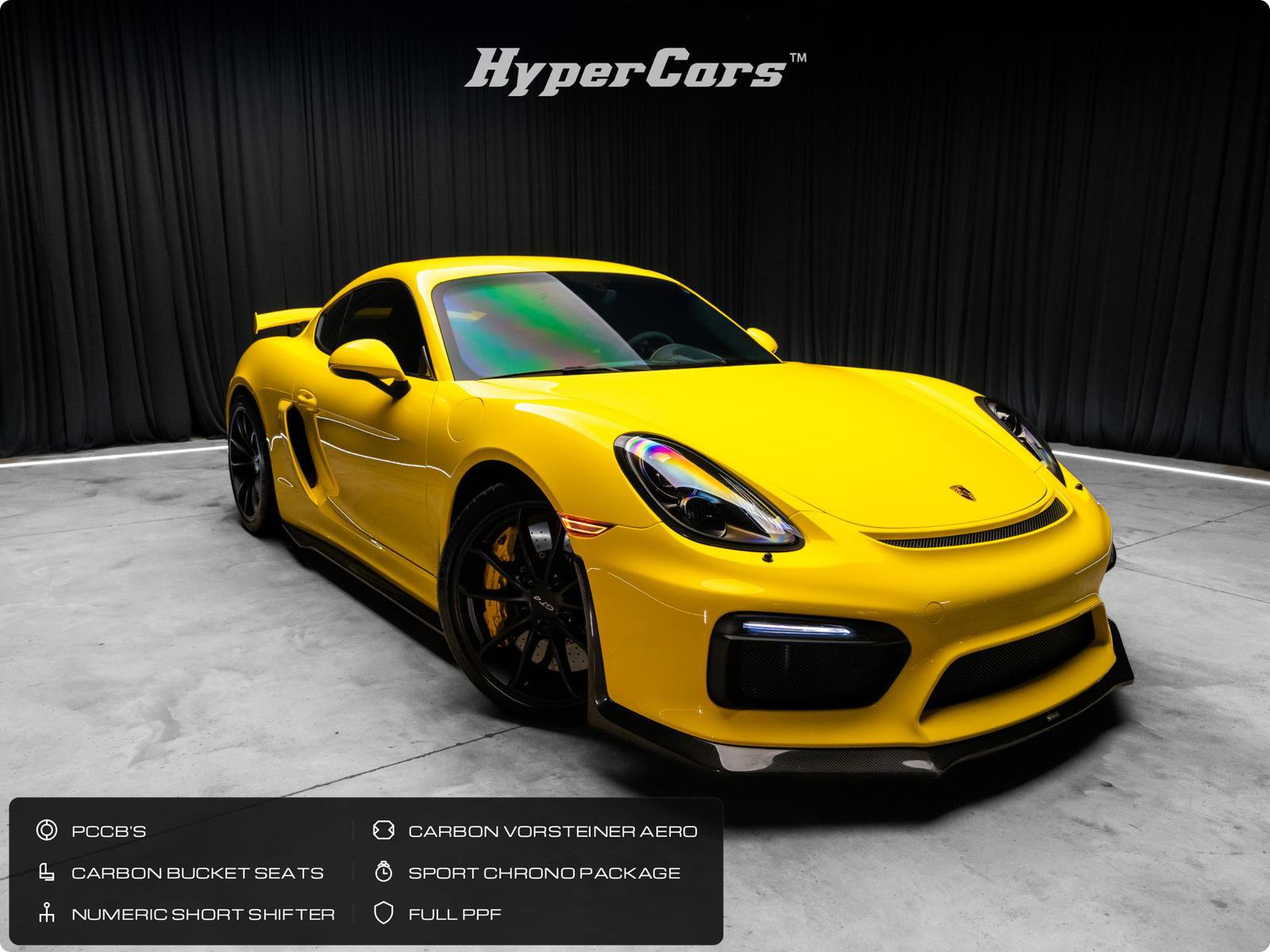 Used 2016 Porsche Cayman GT4 w/ Sport Chrono Package