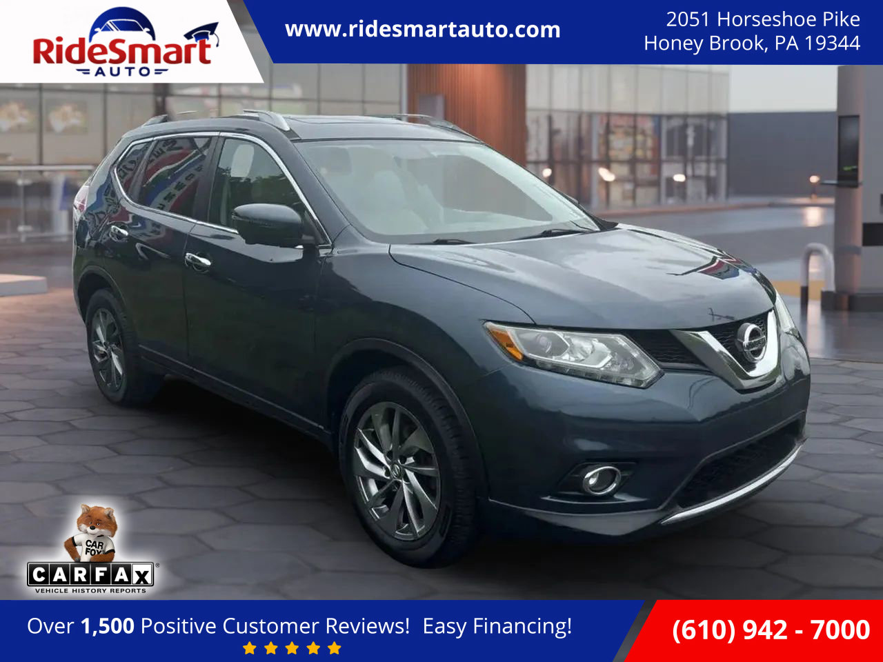 Used 2016 Nissan Rogue SL w/ SL Premium Package