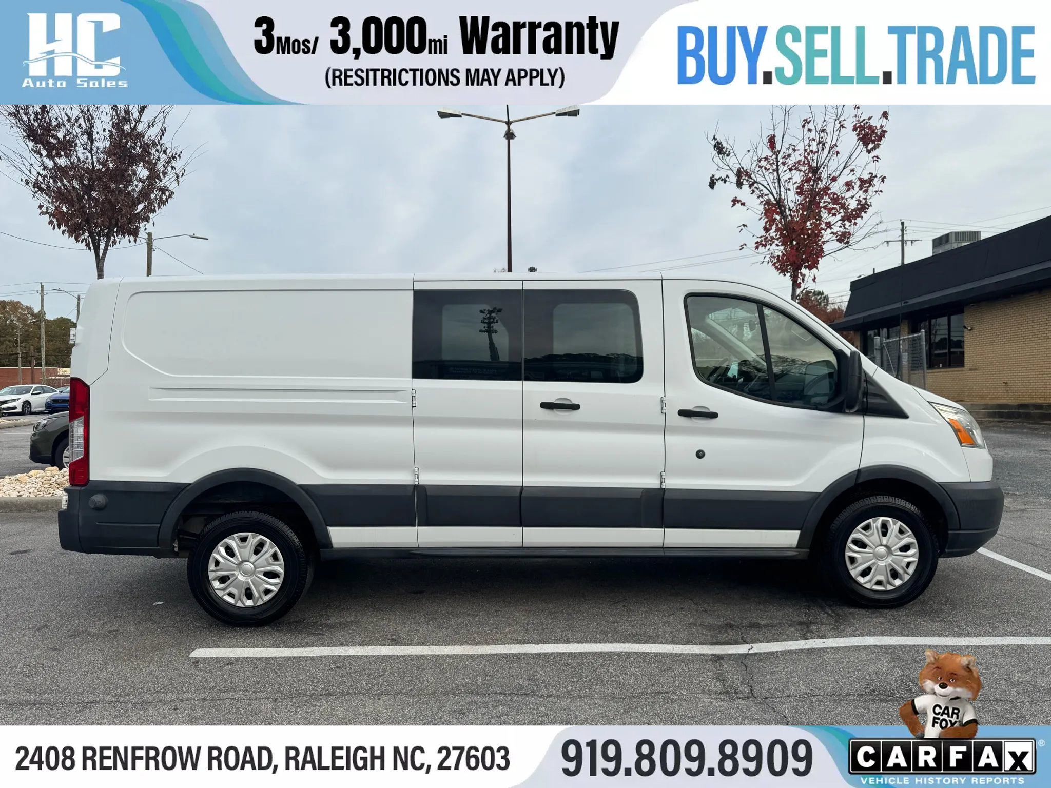 Used 2015 Ford Transit 350 148 Low Roof w/ Exterior Upgrade Package image 6