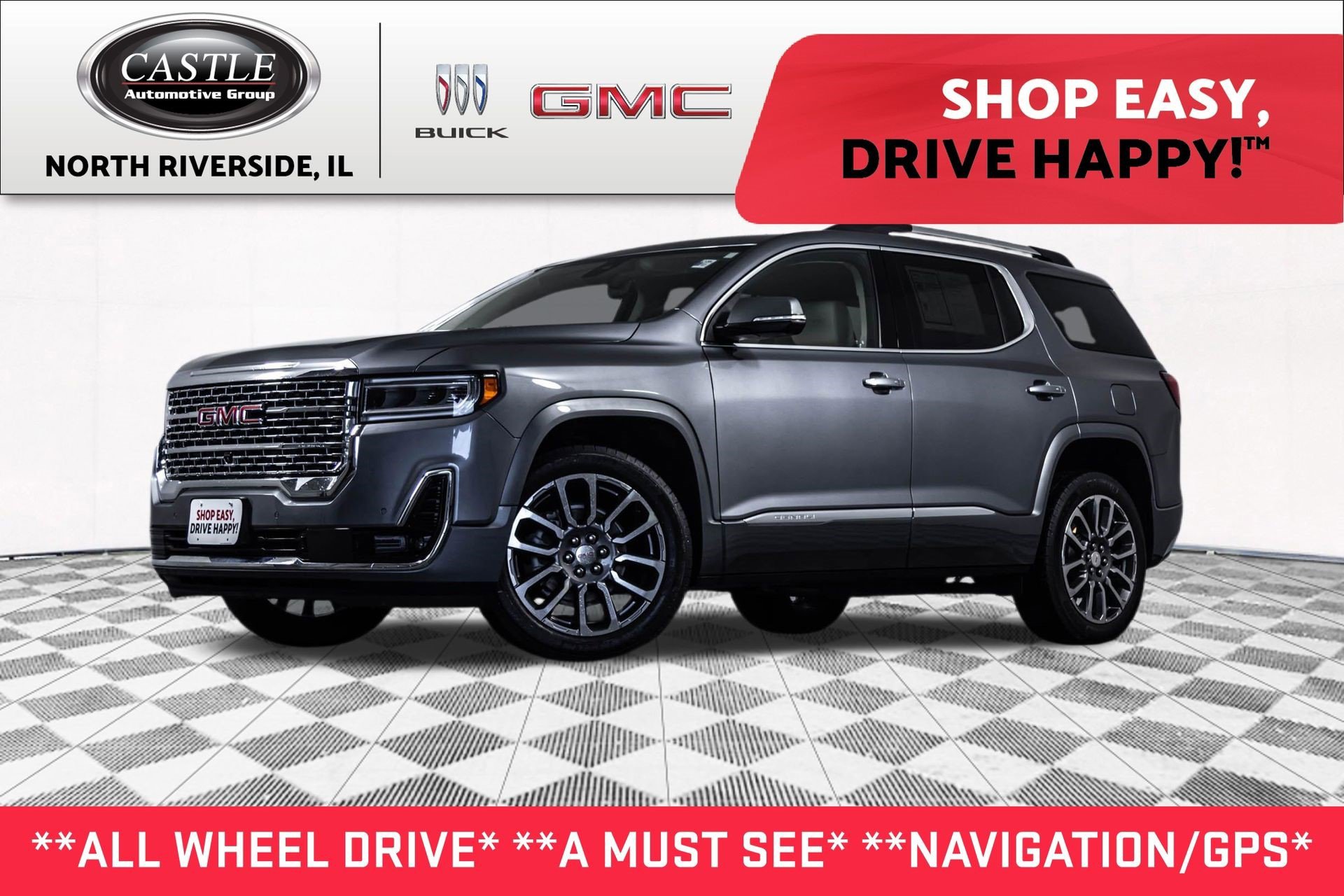 Certified 2022 GMC Acadia Denali w/ Denali Technology Package AWD/4WD image 1