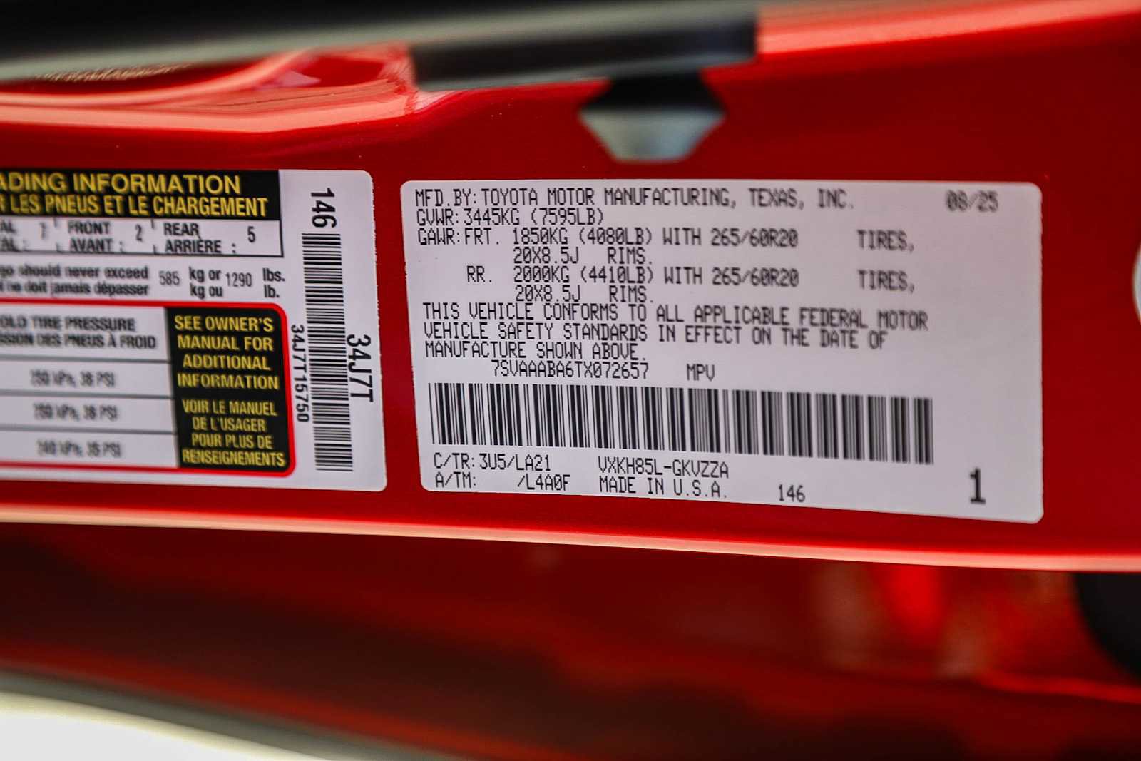 Certified 2026 Toyota Sequoia Platinum w/ TRD Off-Road Package image 29