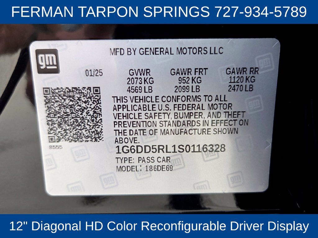 Certified 2025 Cadillac CT4 V w/ Navigation Package RWD image 22