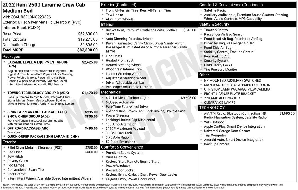 Used 2022 RAM 2500 Laramie image 4