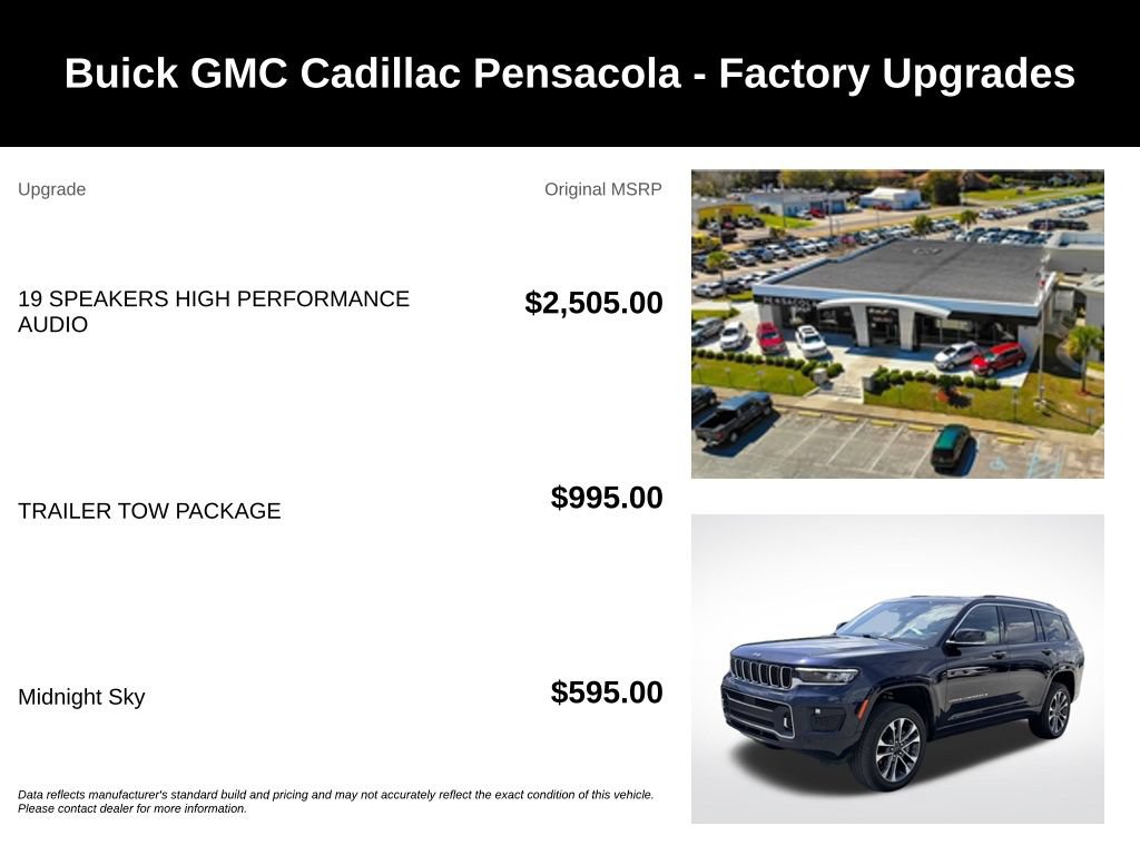 Used 2024 Jeep Grand Cherokee L Overland w/ Trailer Tow Package AWD/4WD image 4
