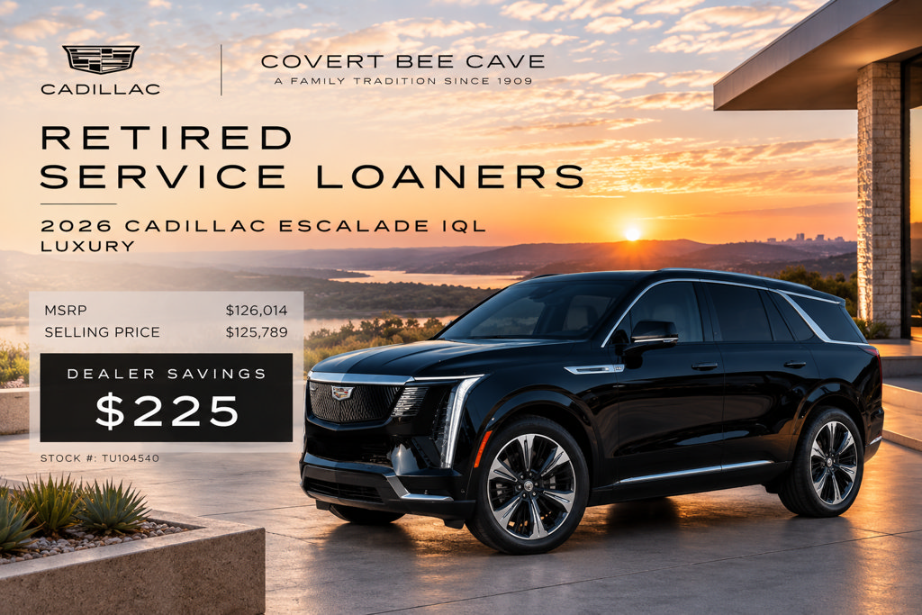 New 2026 Cadillac Escalade IQL Luxury w/ LPO, Floor Liner Package