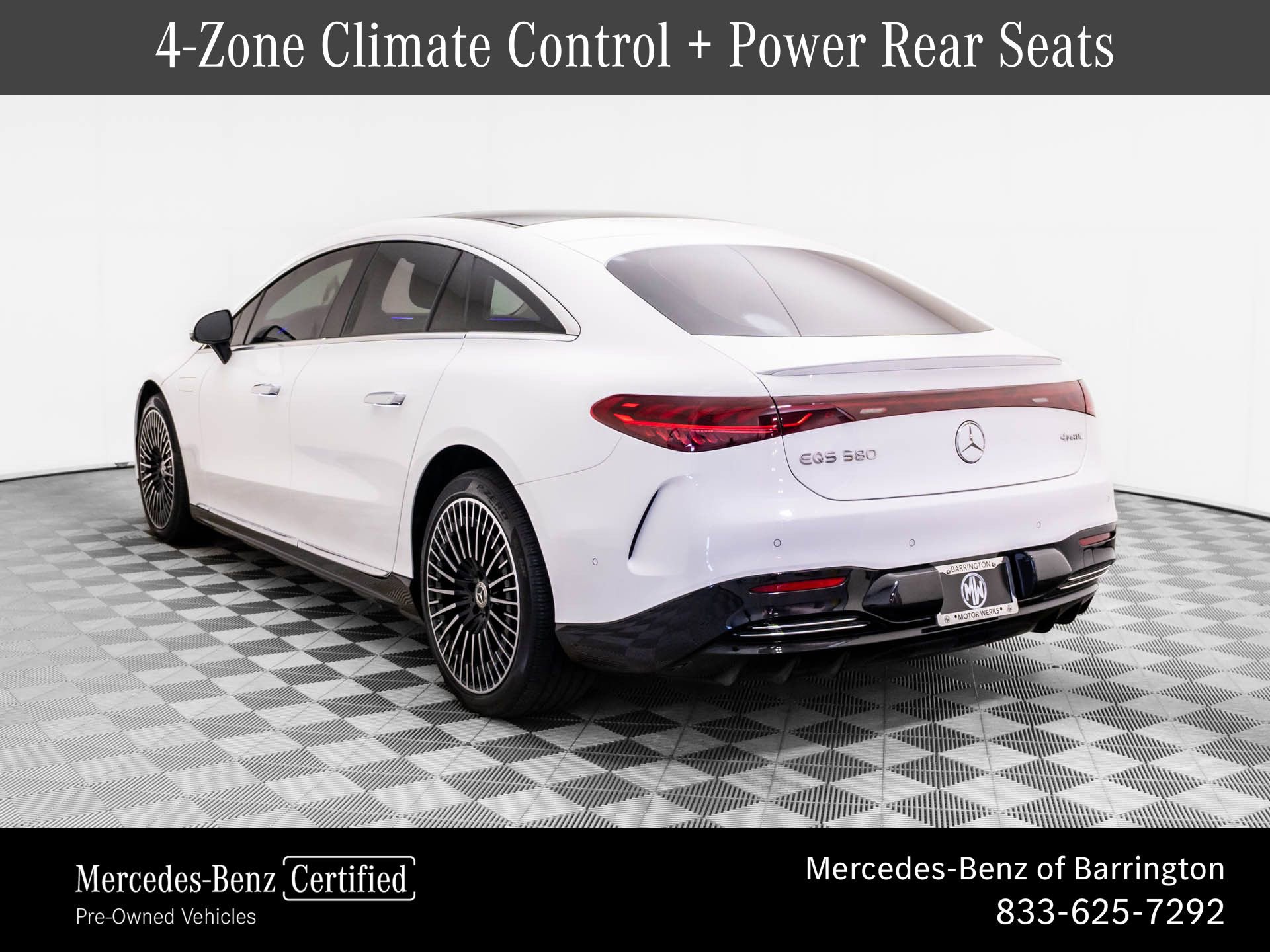 Certified 2023 Mercedes-Benz EQS 580 4MATIC Sedan video 3