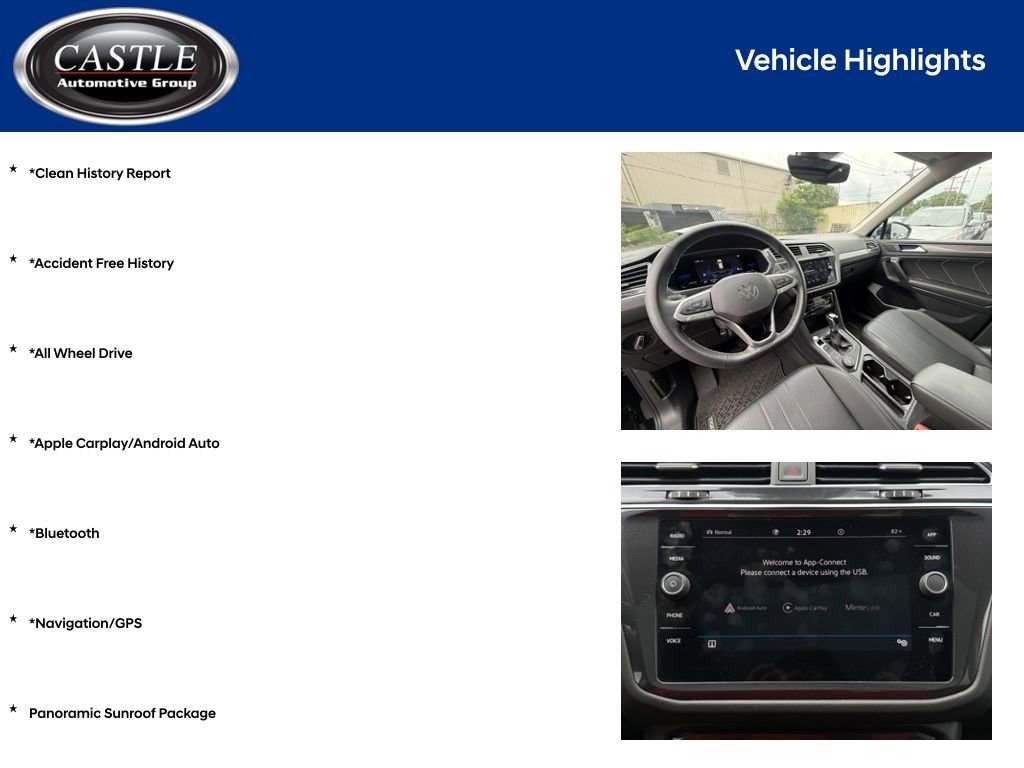 Certified 2022 Volkswagen Tiguan SE AWD/4WD image 3