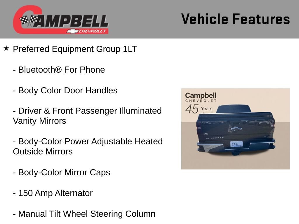 Used 2015 Chevrolet Silverado 1500 LT w/ LT Convenience Package AWD/4WD image 10