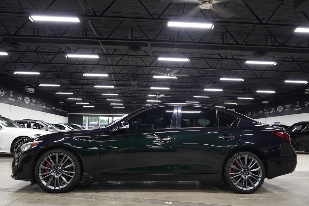 Used 2023 INFINITI Q50 Red Sport 400 w/ Black Opal Edition RWD image 2