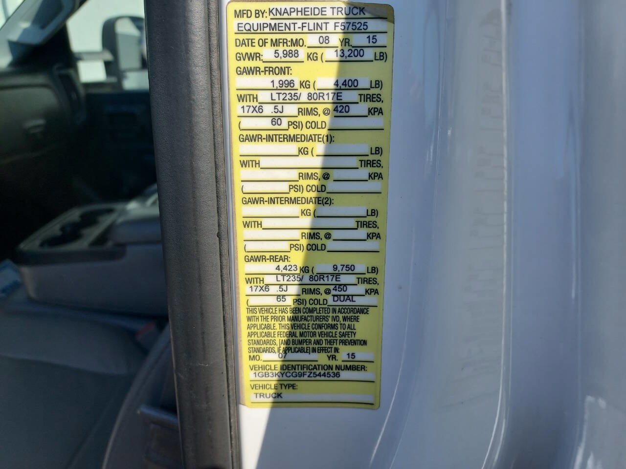 Used 2015 Chevrolet Silverado 3500 W/T image 27