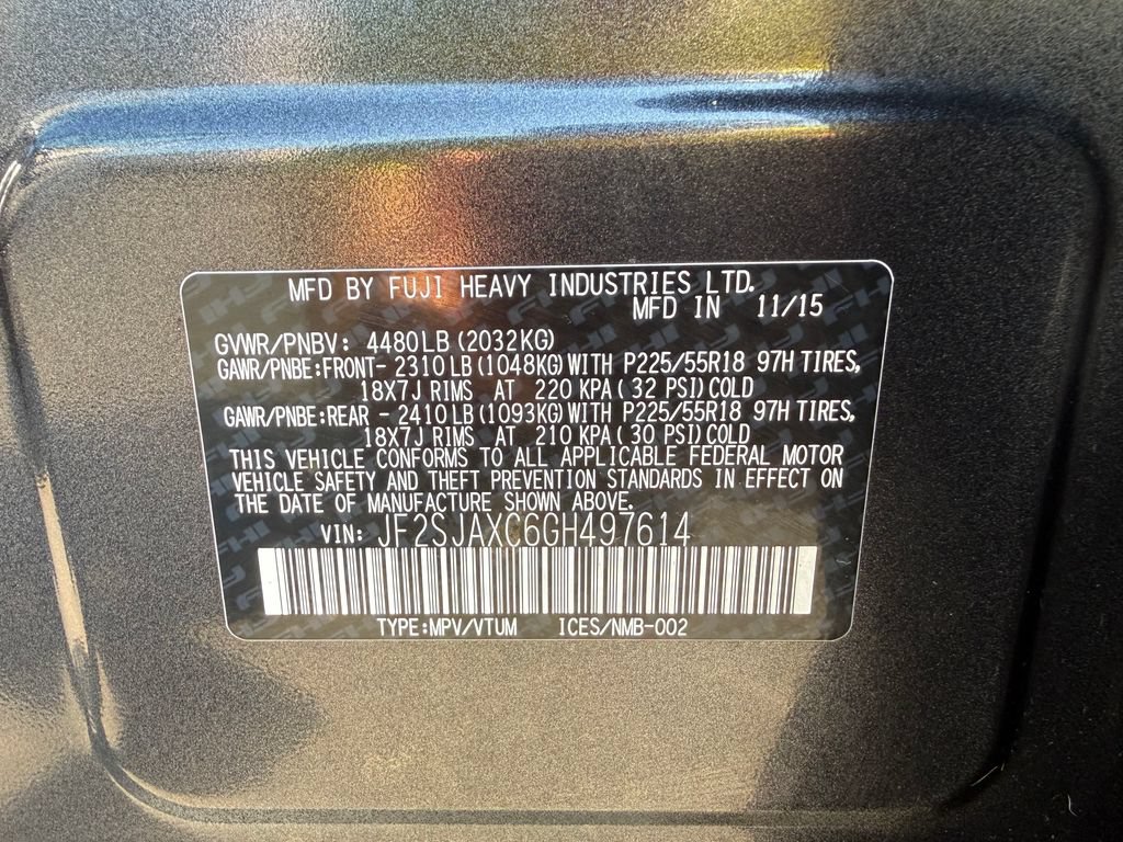 Used 2016 Subaru Forester 2.5i Touring w/ Eyesight & Navigation System AWD/4WD image 18