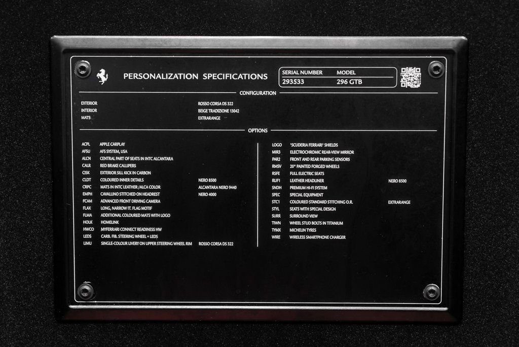 Certified 2023 Ferrari 296 GTB RWD image 21