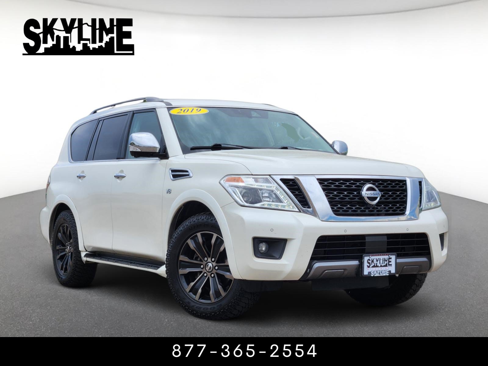 Used 2019 Nissan Armada Platinum w/ Captain's Chairs Package AWD/4WD video 1