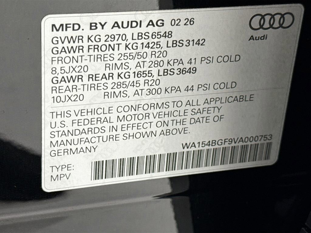 New 2027 Audi Q6 e-tron Premium Plus AWD/4WD image 35