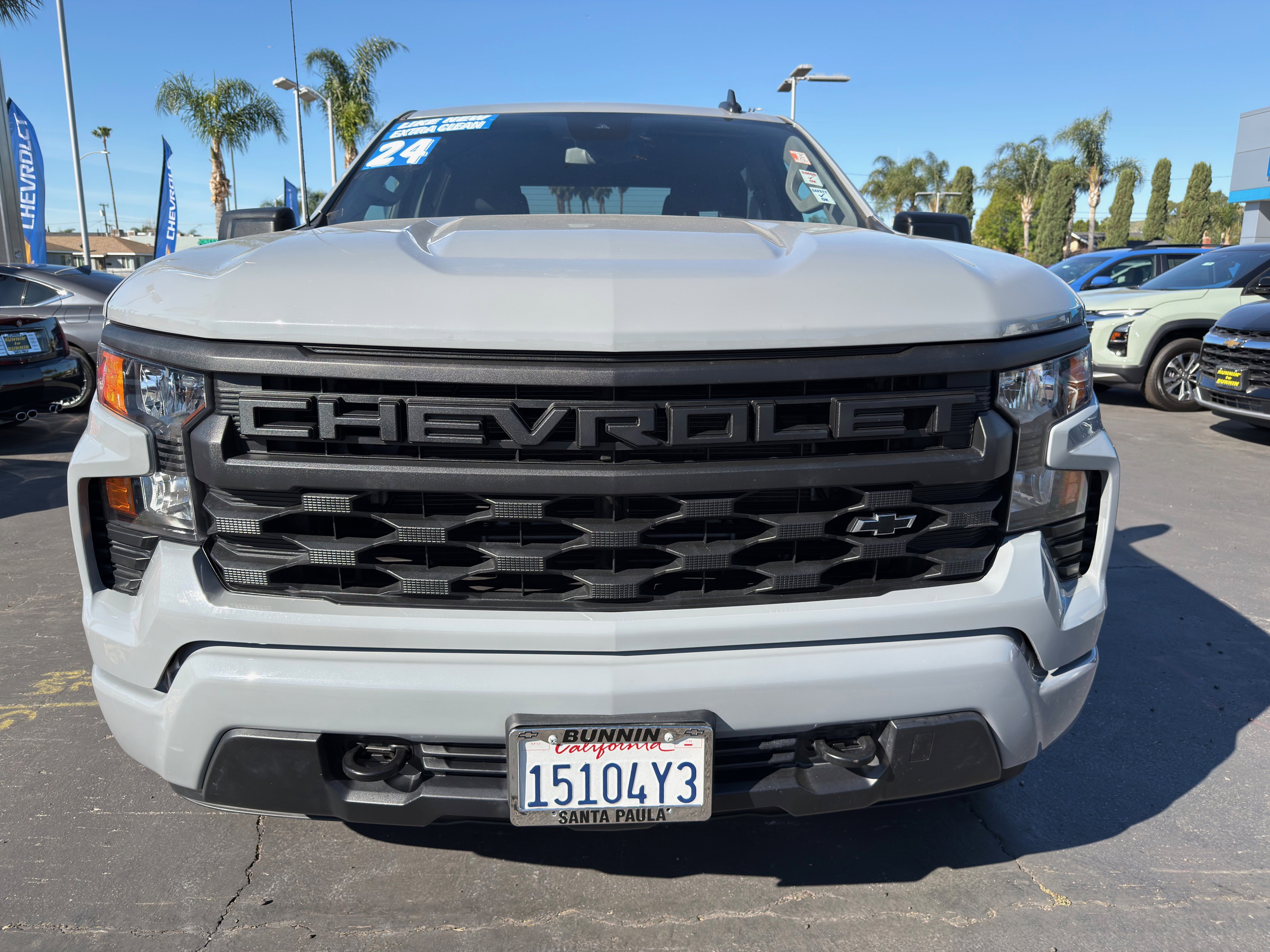 Used 2024 Chevrolet Silverado 1500 Custom w/ LPO, Dark Essentials Package image 42