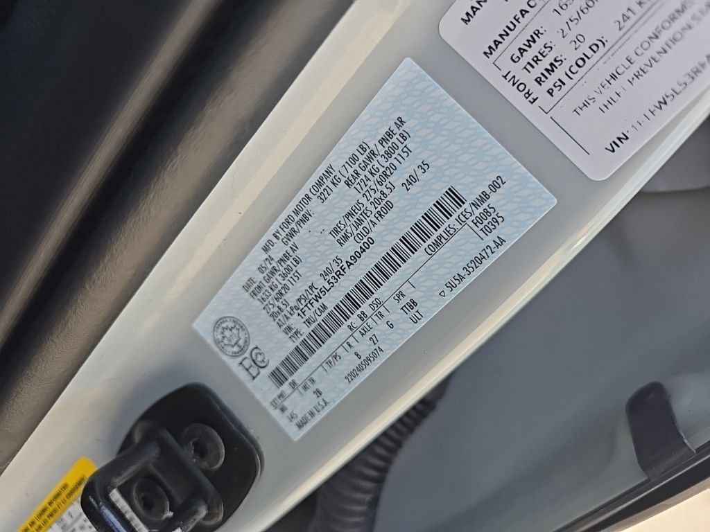 Used 2024 Ford F150 Lariat w/ Equipment Group 502A High AWD/4WD image 15