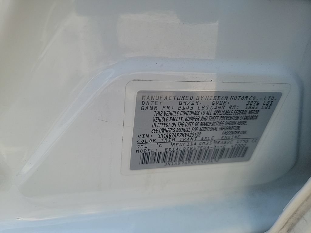 Used 2019 Nissan Sentra SV FWD image 3