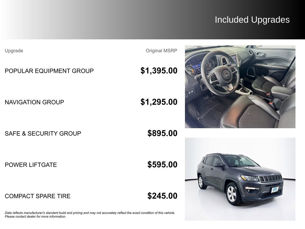 Used 2018 Jeep Compass Latitude w/ Popular Equipment Group FWD image 5