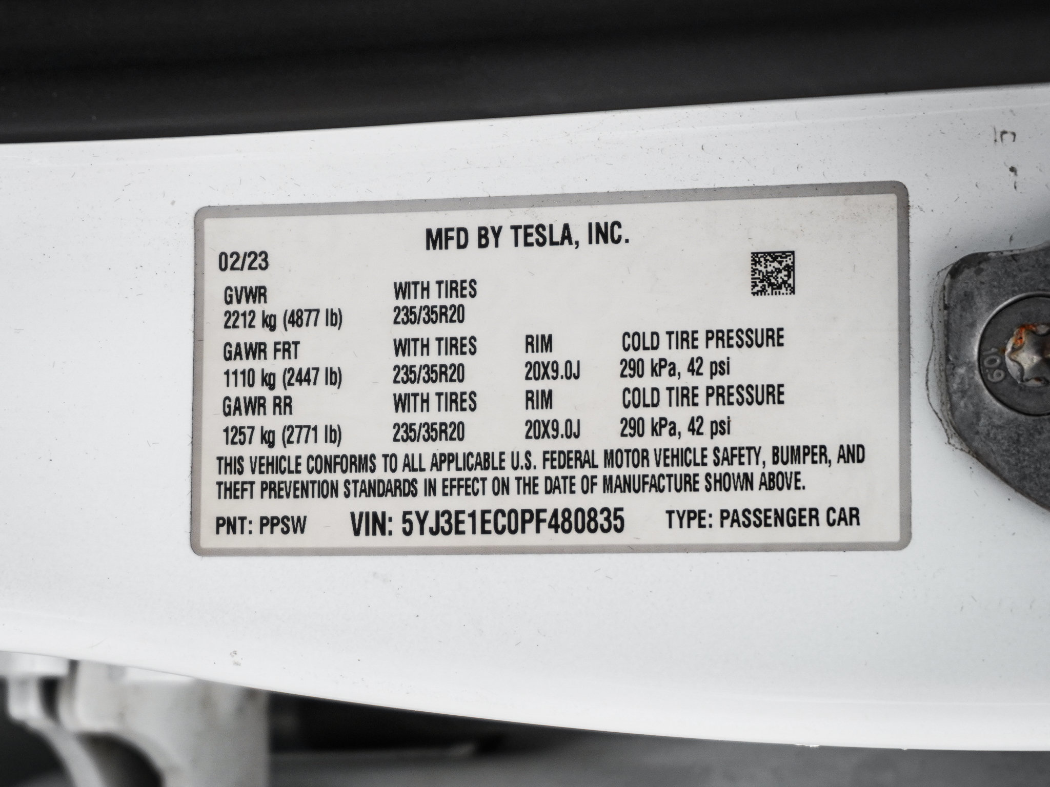 Used 2023 Tesla Model 3 Performance AWD/4WD image 38