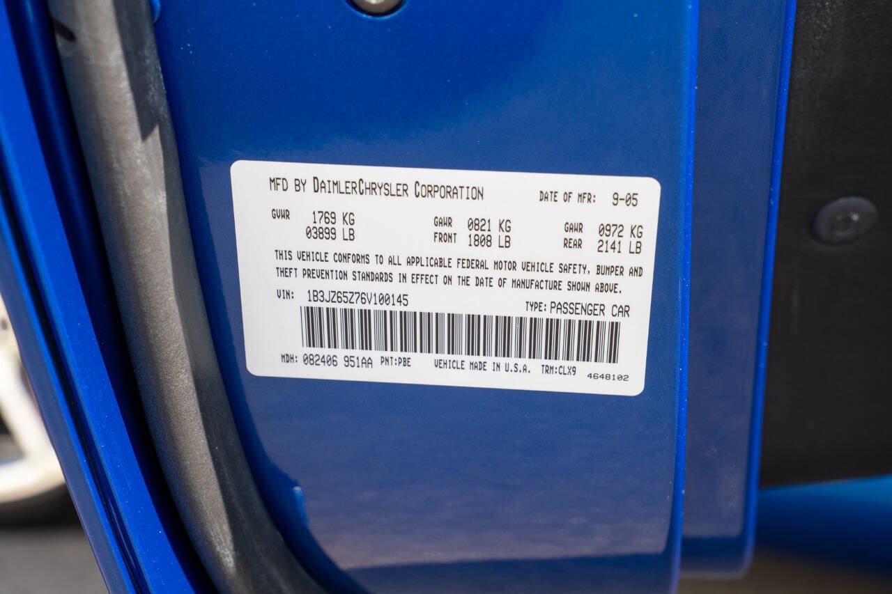Used 2006 Dodge Viper SRT-10 RWD image 71
