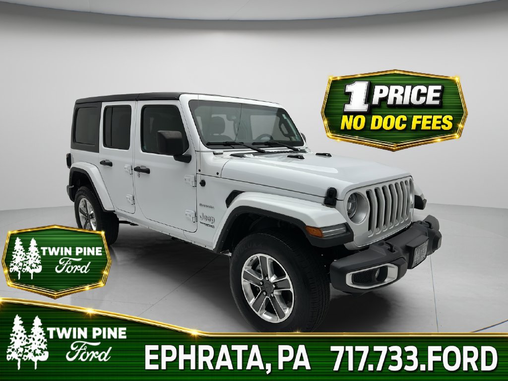 Used 2022 Jeep Wrangler Unlimited Sahara w/ LED Lighting Group AWD/4WD image 1