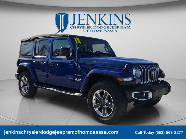 Used 2018 Jeep Wrangler Unlimited Sahara image 1