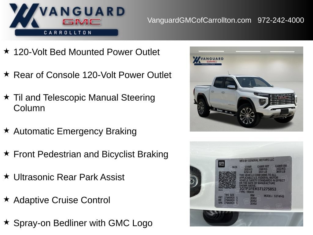 Used 2026 GMC Canyon Denali AWD/4WD image 12