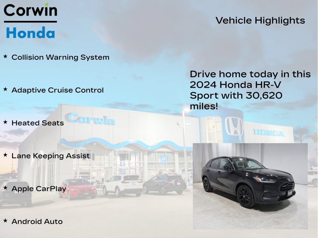 Certified 2024 Honda HR-V Sport image 6