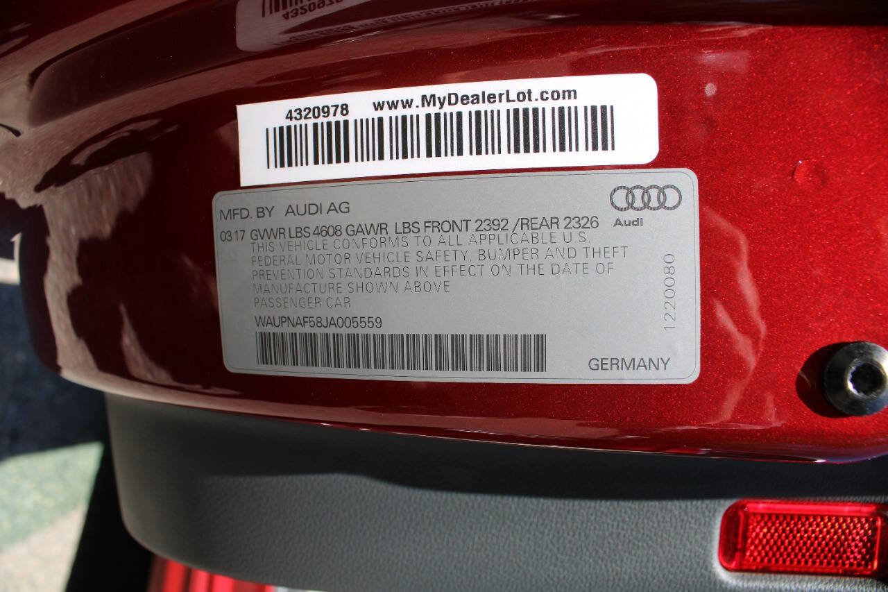 Used 2018 Audi A5 2.0T Premium Plus w/ Premium Plus AWD/4WD image 48