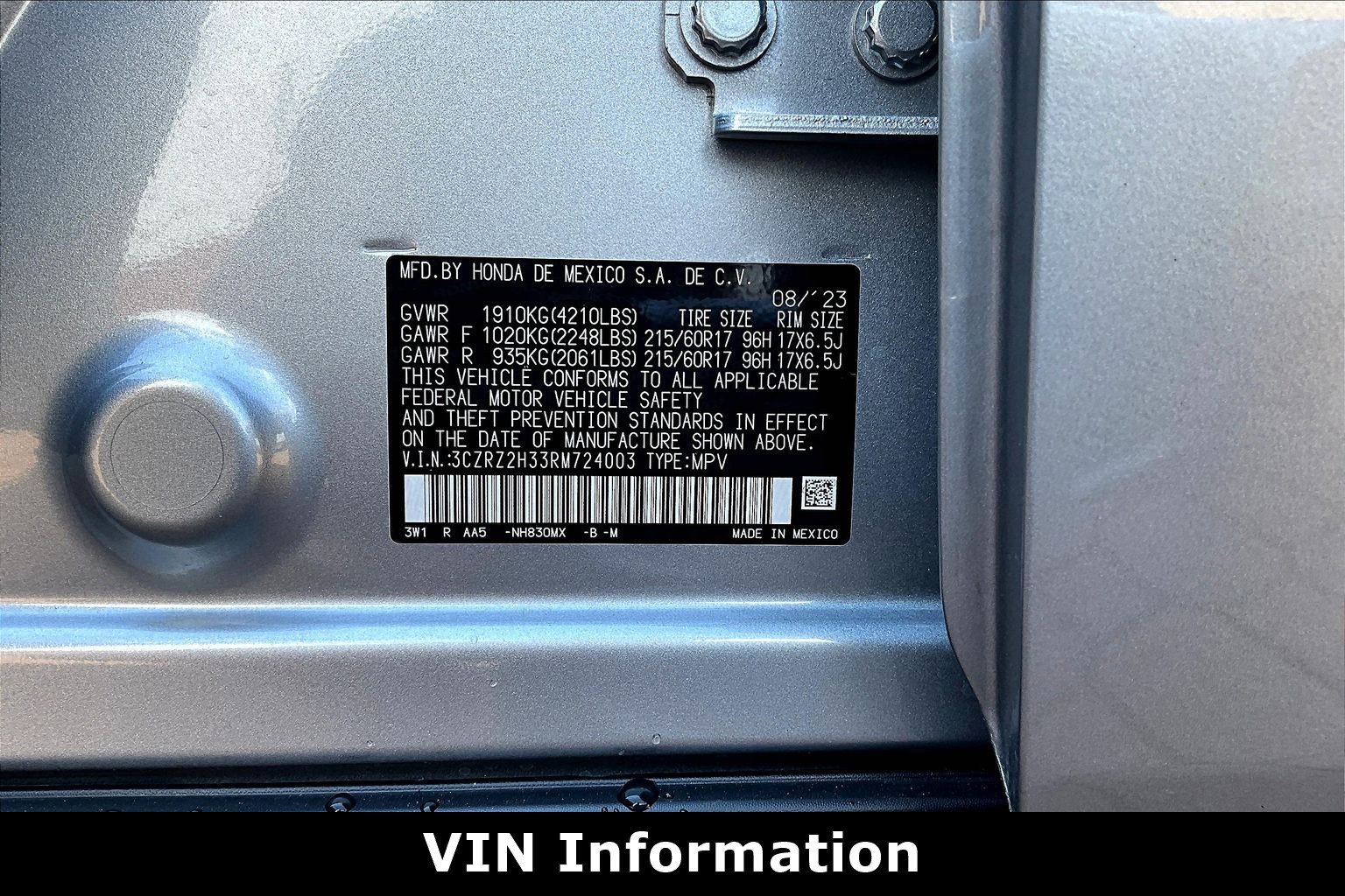 Used 2024 Honda HR-V LX image 18