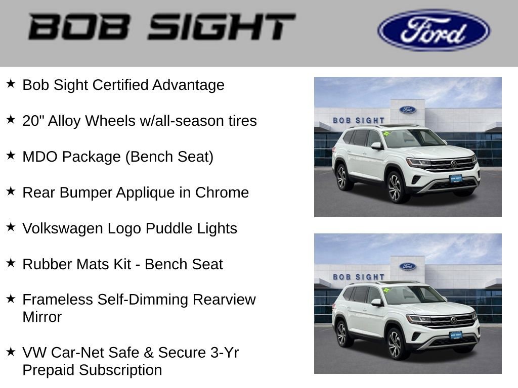 Used 2021 Volkswagen Atlas SEL Premium image 3