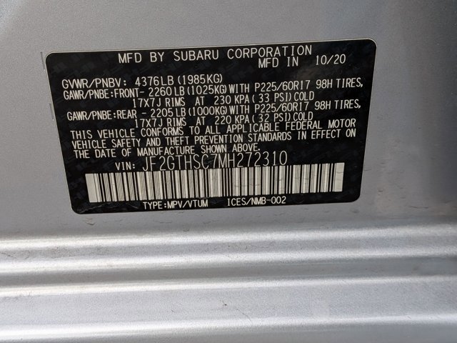 Used 2021 Subaru Crosstrek 2.5i Sport w/ Moonroof Package image 30