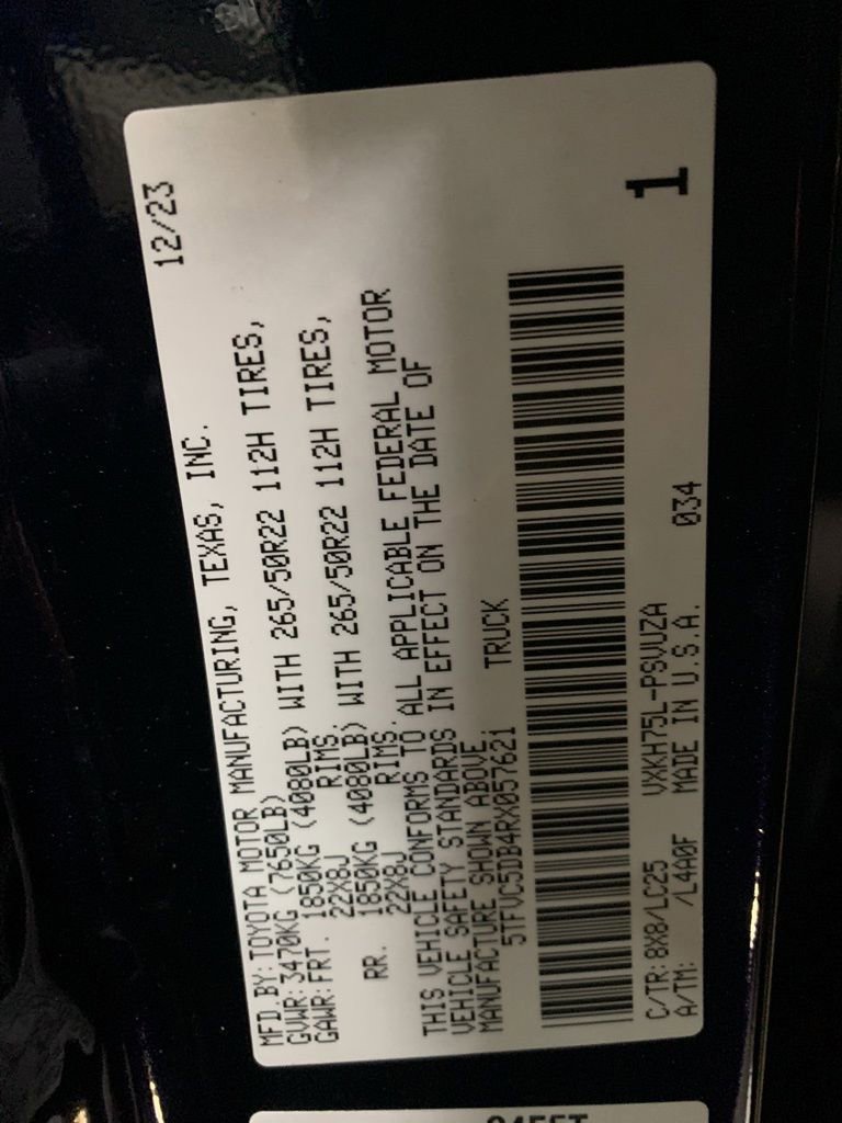 New 2024 Toyota Tundra Capstone image 31